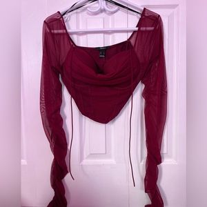 Hem front padded top